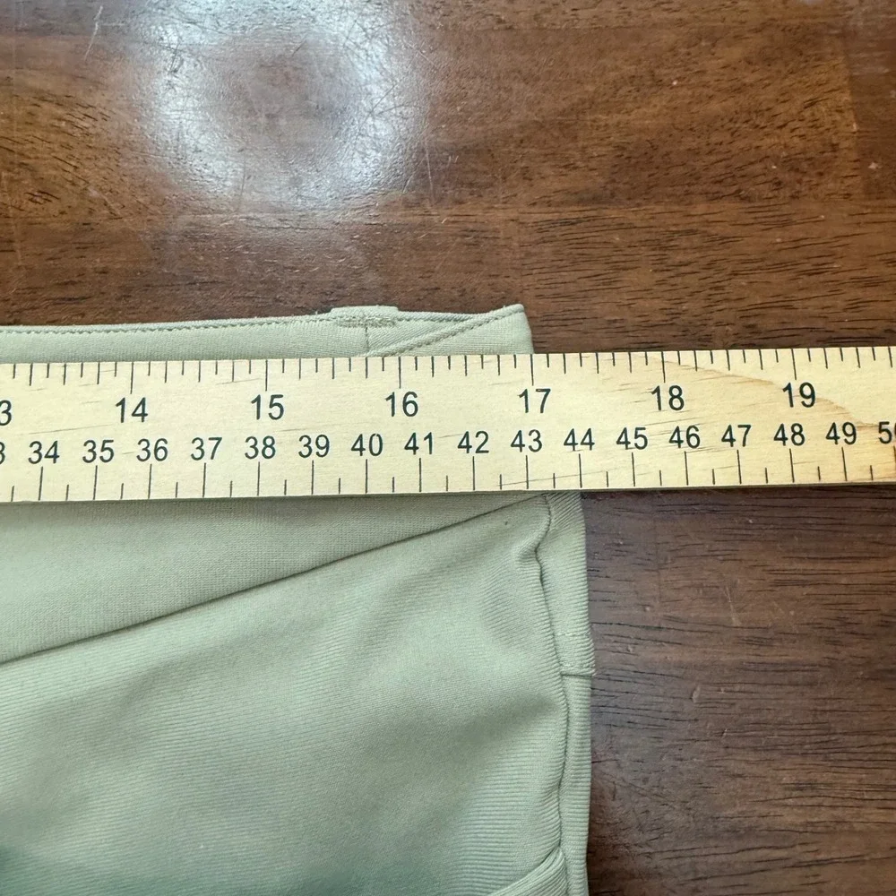 Lululemon ABC Slim Fit Pant Mens 34 Khaki Tan Technical Chino Stretch Trousers